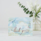 Carte Postale Merci branché (Debout devant)