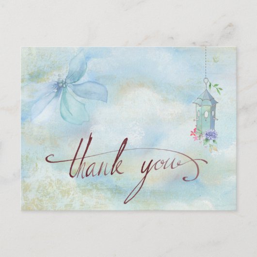 Carte Postale Merci branché (Devant)