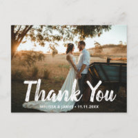 Merci Brush Script Mariage photo