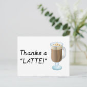 Carte Postale Merci cadeau - Merci un latte (Debout devant)