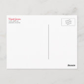 Carte postale Merci camion (Dos)