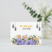 CARTE POSTALE MERCI CARD (Debout devant)