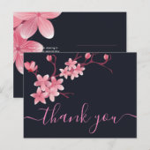 Carte postale Merci Cherry Blossom (Devant / Derrière)