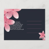 Carte postale Merci Cherry Blossom (Dos)