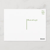 Carte Postale Merci citron jaune Mariage Citrus vert (Dos)