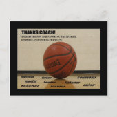 Carte postale "Merci-Coach" (Devant)