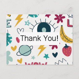 Carte Postale Merci - conception de l'œil - Hanuman