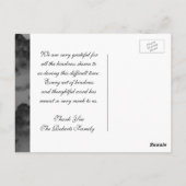 Carte Postale Merci | Condoléances | Arbre de vie (Dos)