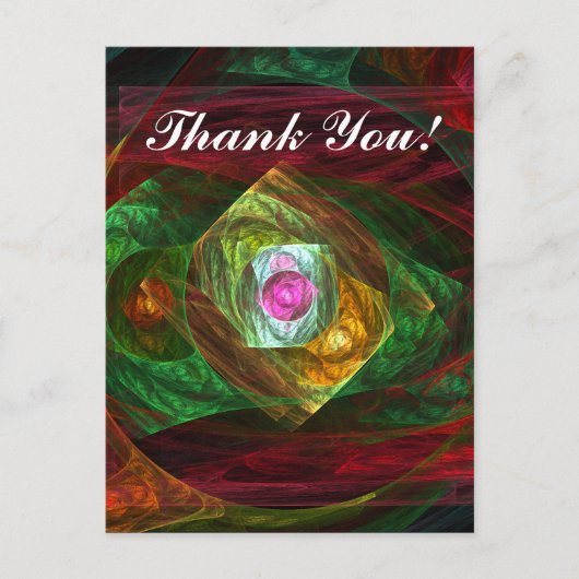 Carte postale Merci Connexions dynamiques (Devant)