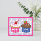 Carte postale Merci Cupcake (Debout devant)