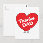 Carte Postale Merci DAD (Devant / Derrière)
