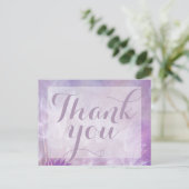 Carte postale Merci Dandelion violet (Debout devant)