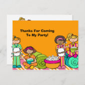 Carte postale Merci d'anniversaire de la fête du b (Devant / Derrière)