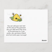 Carte postale Merci d'anniversaire de la ruche et  (Dos)