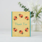 Carte Postale Merci d'anniversaire de Ladybug (Debout devant)