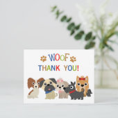 Carte postale Merci d'anniversaire de naissance de (Debout devant)