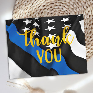 Carte Postale Merci d'application de la loi du drapeau or de la 