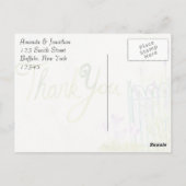 Carte Postale Merci d'aquarelle de lavande (Dos)