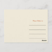 Carte Postale Merci d'automne (Dos)