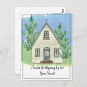 Carte Postale Merci d'avoir arrêté par notre Open House (Devant / Derrière)