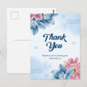 Carte Postale Merci d'avoir passé commande  (Devant / Derrière)