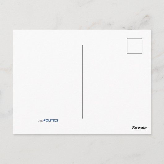 Carte Postale Merci d'avoir voté Élection 2020 (Dos)