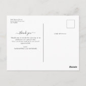 Carte Postale Merci de Baby shower minimum de 4 photos (Dos)