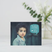 Carte postale Merci de bulle vocale (Debout devant)