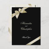 Carte Postale Merci de carbone à la crème (Devant / Derrière)