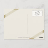 Carte Postale Merci de carbone à la crème (Dos)