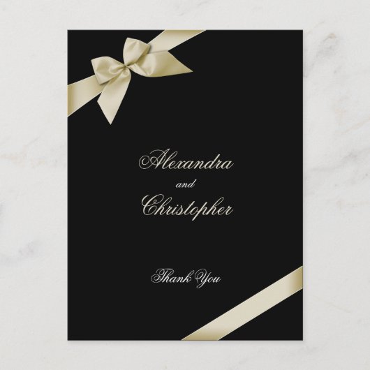 Carte Postale Merci de carbone à la crème (Devant)