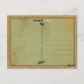 Carte postale Merci de chasse aux bogues (Dos)