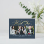 Carte postale Merci de couleur ÉDITABLE Script de  (Debout devant)