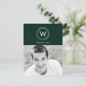 Carte Postale Merci DE COULEUR ÉDITABLE Wreath classique (Debout devant)