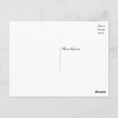 Carte Postale Merci de  de la mariée et du Mariage de chambre (Dos)