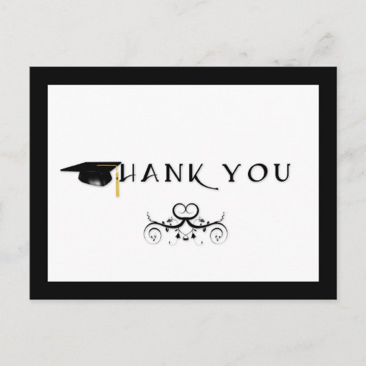 Carte postale Merci de diplôme (Devant)