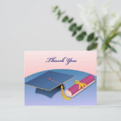 Carte postale Merci de diplôme (Debout devant)