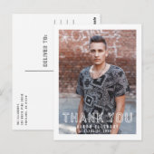 Carte postale Merci de diplôme de l'enseignement s (Devant / Derrière)