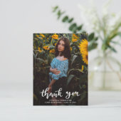 Carte Postale Merci de diplôme moderne photo Script (Debout devant)