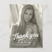 Carte Postale Merci de diplôme Script manuscrit moderne (Devant)