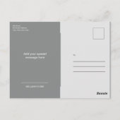 Carte postale Merci de diplôme unique (Dos)