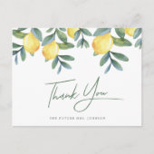 Carte Postale Merci de douche nuptiale Squeeze Lemon principal (Devant)