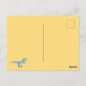 Carte Postale Merci de fête d'anniversaire de Dinosaur (Dos)
