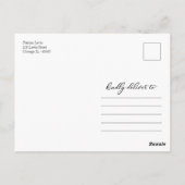 Carte Postale Merci de Fête des mariées Eucalyptus vert mignon (Dos)