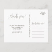 Carte Postale Merci de feuillage (Dos)