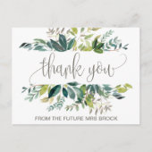 Carte Postale Merci de feuillage (Devant)