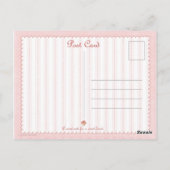 Carte postale Merci de friandises (Dos)