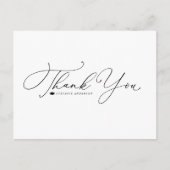 Carte Postale Merci de graduation de la calligraphie Whimsical N (Devant)