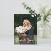 Carte Postale Merci de graduation de la photo de Script Gold mod (Debout devant)