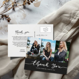 Carte Postale Merci de graduation du tableau de bord - Script ph